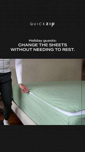 Revolutionize Your Bedding with QuickZip Fitted Sheets!