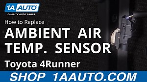 How to Replace Ambient Air Temp Sensor 2002-09 Toyota 4Runner