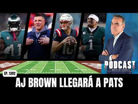 Who would benefit from a potential trade of AJ Brown from the Eagles to the Pats?