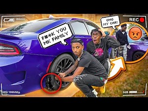 WE WENT TO JAY HOUSE & PUT HIS HELLCAT TIRES ON FLAT!! 😈