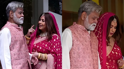 Mahima Chaudhry, Sanjay Mishra spotted in bride and groom attire, fans question are they married? But there’s a twist