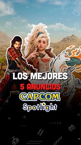 24K views · 142 reactions | Hoy Capcom nos sorprendió con un directo lleno de anuncios sobre sus franquicias importantes. Estos son los 5 MEJORES anuncios de Capcom Spotlight. #MonsterHunter #Gaming #Gamers #Videojuegos #Anuncio #Noticia #Playstation #Xbox #Nintendo #reels | 3DJuegos LATAM | Facebook