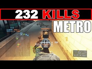 232 Kills METRO - Battlefield 4
