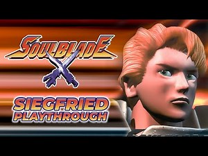 SOUL BLADE (PS1) - SIEGFRIED Arcade Mode Playthrough