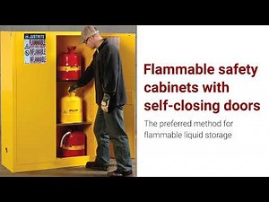 Self Closing Flammable Safety Cabinets (Justrite Safety Cabinets)