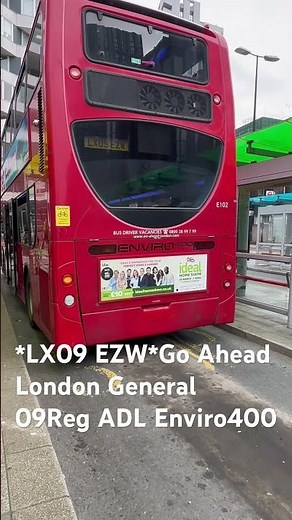 *LX09 EZW*Go Ahead London General 09Reg ADL Enviro400 #busspotting #londonbus #alexanderdennis