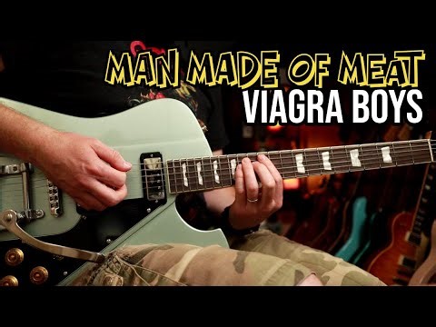 How to Play "Man Made Of Meat" by Viagra Boys | Guitar Lesson
