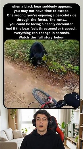 black bear attack Too Close to Run. When Escape Isn't an Option