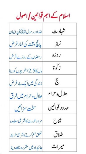 Important Islamic Laws and Principles Every Muslim Should Know.