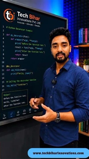 Python Internship Training | Tech Bihar Innovations Pvt. Ltd. #techbiharinnovations #coding #coder