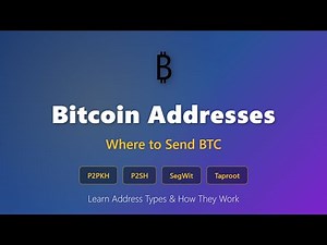Bitcoin Addresses Explained: Types, How They Work & Best Practices for Beginners
