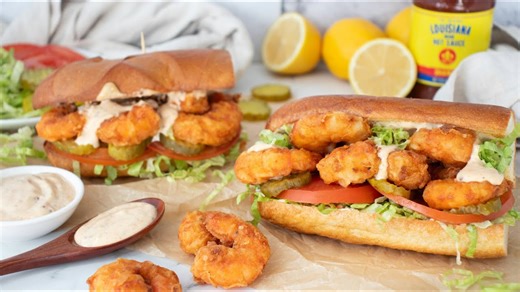 Our fried shrimp po' boy recipe is a taste of New Orleans