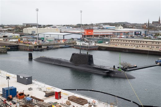 "Real momentum towards taking her to sea": New nuclear submarine completes first dive