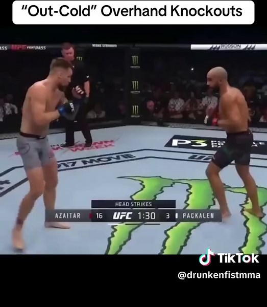 Powerful Overhand Knockouts in UFC and MMA Highlights
