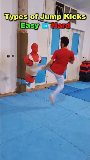 🔥 7 Jump Kicks in Taekwondo (Easy to Hard) | Martial Arts Skills