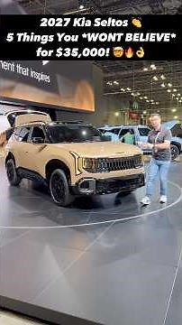 The NEW 2027 Kia Seltos is Bringing a LOT of Value for About $35,000!