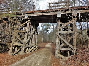 Railroad Trestle Remains Near Altoona