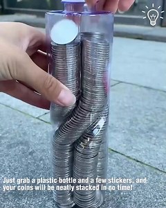 122K views · 25 reactions | This coin-stacking hack is brilliant!  | Panda Store | Facebook
