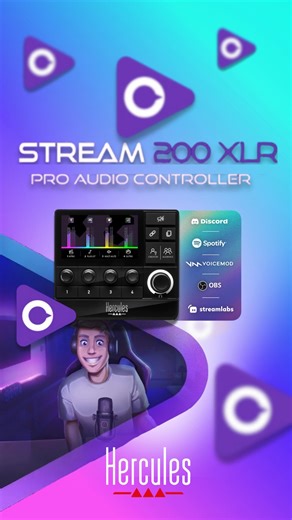 American Music And Sound on Instagram: "From zero to studio-quality in one setup 🎧 Hercules Stream 200 XLR making it happen. #AudioGoals 🎚️"