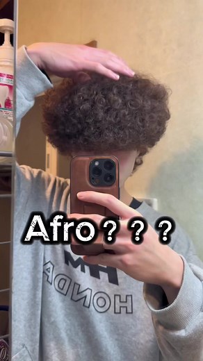 Afro？no. this is POODLE PERM🐩 #プードルパーマ #波巻きプードル #スパイラルパーマ #プードルパーマ大阪 #波巻きプードル大阪