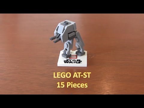 How To Build A LEGO Star Wars Mini AT-ST 15 Pieces