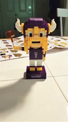 Viktor the Vikings build kit 🏈 #nfl #football #skol