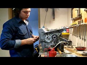 Armando el motor de un citroen mehari, 3cv ,2cv6