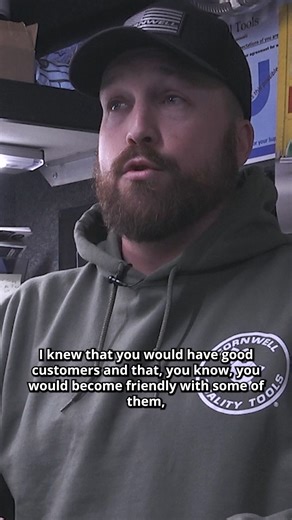 7.1K views · 34 reactions | From customers to friends, Gregg’s journey as a Cornwell dealer has been about more than just business. The relationships he’s built on the road have become some of his greatest rewards. Watch Gregg's full interview here: https://youtu.be/AM55ijlXmOE?si=eCiJwJDGsLbscH2u. | Cornwell Quality Tools | Facebook