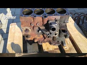 Trockeneisreinigung VW Motorblock und Zylinderkopf
