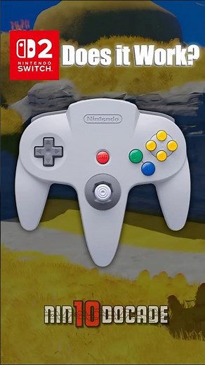 Can You Use the Nintendo 64 Switch Controller on Nintendo Switch 2? #shorts