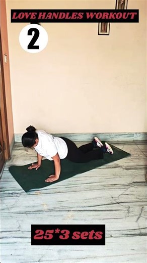 Torch belly fat & sculpt strong obliques 🔥No equipment. Just your body & determination! 💪#fitness