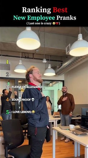 Ranking New Employees Pranks 😂
