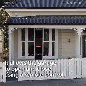 This garage is hidden inside its home. | Insider Home