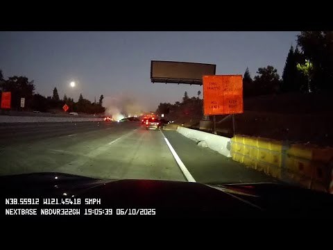 Video shows Sacramento REACH helicopter crash on Highway 50