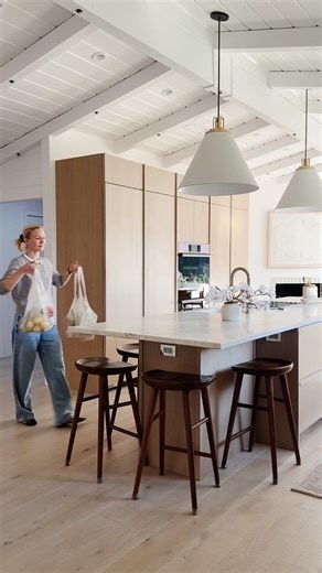 Anne Sage | Interiors + Style on Instagram: "So stealth, so stunning! Our @dacorkitchen appliances are the best kept surprise behind our cabinet doors! When I was designing our kitchen renovation, I knew the appliances were going to be one of the most important components in achieving a successful final result. (That goes for any kitchen reno, of course!) But because my vision depended on a very specific aesthetic, I wanted panel-ready appliances that would disappear completely when not in use—y