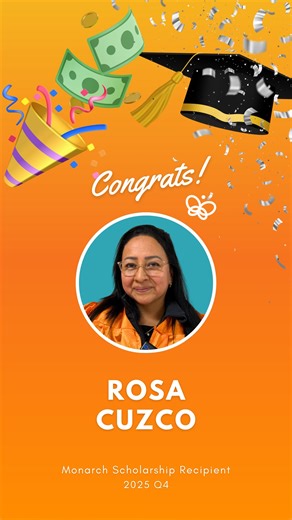 We often spotlight Monarch Scholars who are currently enrolled in school—balancing coursework while continuing to care for our residents. Rosa Cuzko is a great example of another important part of the Monarch Education Assistance Program: supporting employees after they’ve completed their degree through student loan reimbursement. Rosa is a Registered Nurse at The Estates at Chateau and has been part of the Monarch team for three years. She completed her nursing program at Herzing University, dr