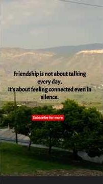 True Friendship Isn’t Daily Talk ❤️ | Deep Friendship Quote | Real Friends Feel Connected