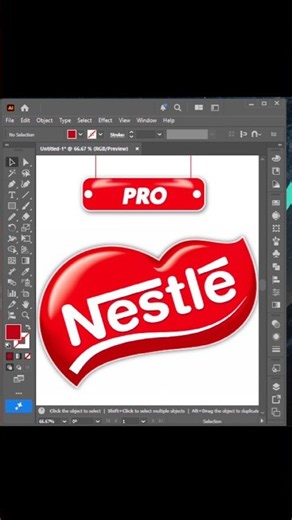 Adobe Illustrator 2026 - Tip to create perfectNestle#trending #tutorial #xd #op #ai #aiart #art#logo