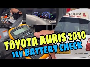 Toyota Auris Hybrid 2010 Model 12v Battery Issues And Health Check | Toyota Prius Battery Check