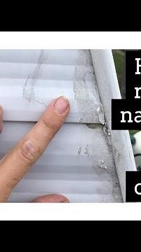 RV MAINTENANCE: How to clean up excess caulking on exterior