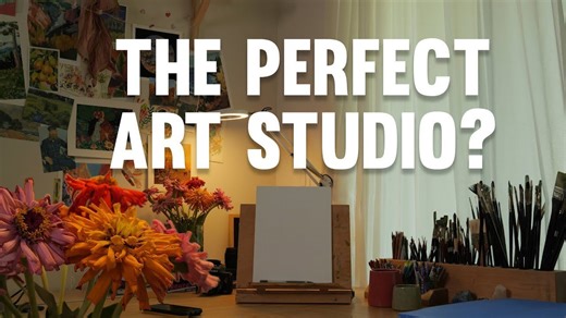 How I Designed the Coziest, Most Inspiring Art Studio Ever