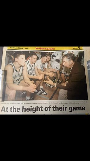 30 years ago Ansonia HS in CT had one of the best years in sports ever. We won the 🏈 state title, the basketball 🏀 state title(which I was blessed to be apart of) and went to the semi finals in baseball ⚾️ and finals in girls softball 🥎 #marchmadness #glorydays #ansoniactderby #connecticut #highschoolbasketball #statechampions @plynch31 @stanfordsteve82 @acrooks2123 | CardKast W/ Mike & Lenz