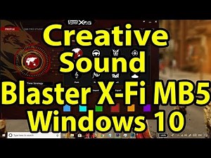 🔊Creative Sound Blaster X-Fi MB5 Audio for Windows 10 || Great for Gaming || Creative ADVANCED HD