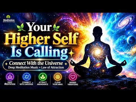 Your Higher Self Is Calling ✨ Connect With the Universe | Deep Meditation Music + Law of Attraction