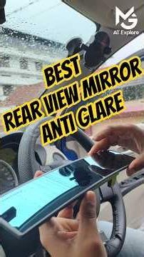 best Anti glare IRVM Rear View mirror Glass for all Vehicle | No more High beam Lights at Night