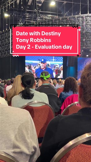 Day two at Date with Destiny is evaluation day with @Tony Robbins! The day you get honest about what has been driving your choices and holding back your growth. Most people avoid this level of truth. Leaders do not. Leaders look straight at the pattern and decide who they are going to become next. Proximity creates identity. Stand near people who think bigger and you cannot shrink back into your old story. Surround yourself with people who expect more from life and you will raise your own standa