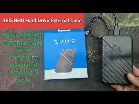 How to Sata USB SSD/HHD ORICO 2.5 inch External Hard Drive Setup Review... ‪@Allelectronicsgadget‬