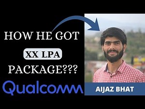 How he get XXlpa off-campus? | Qualcomm | Signal Processing and Communications | IIT Jammu | Review