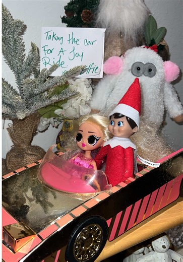 Oh elf riding dirty. #fypシ #elfontheshelf #elfontheshelfadventures #559 #elfontheshelfideas