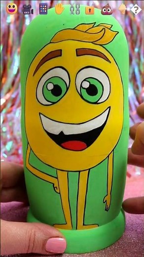 ASMR UNBOXING The Emoji Movie Nesting Dolls Review❤️#shorts #asmr #emojimovie #trending #funny #fyp